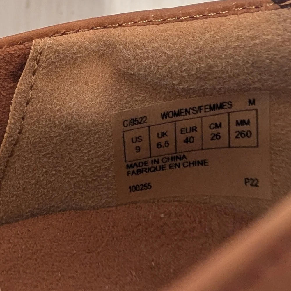 COBB HILL Janney Tan Leather Penny Loafers Women's Slip On Shoes Size 9